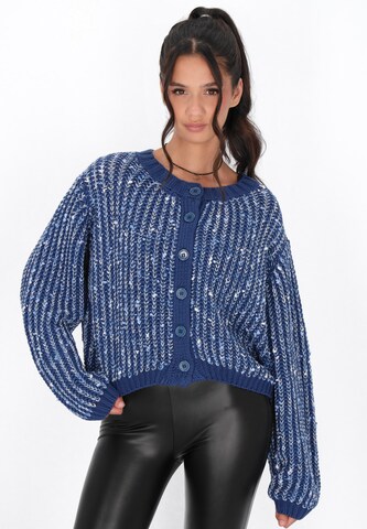 Cardigan myMo ROCKS en bleu : devant