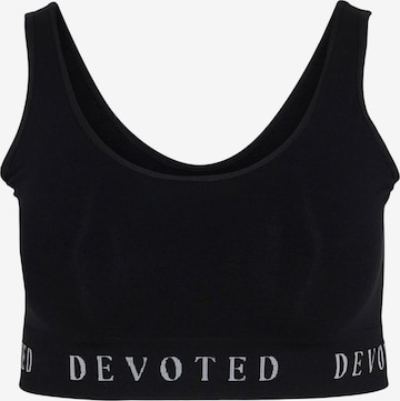 Devoted by Zizzi Bustier BH 'DIDDE' in Schwarz: predná strana