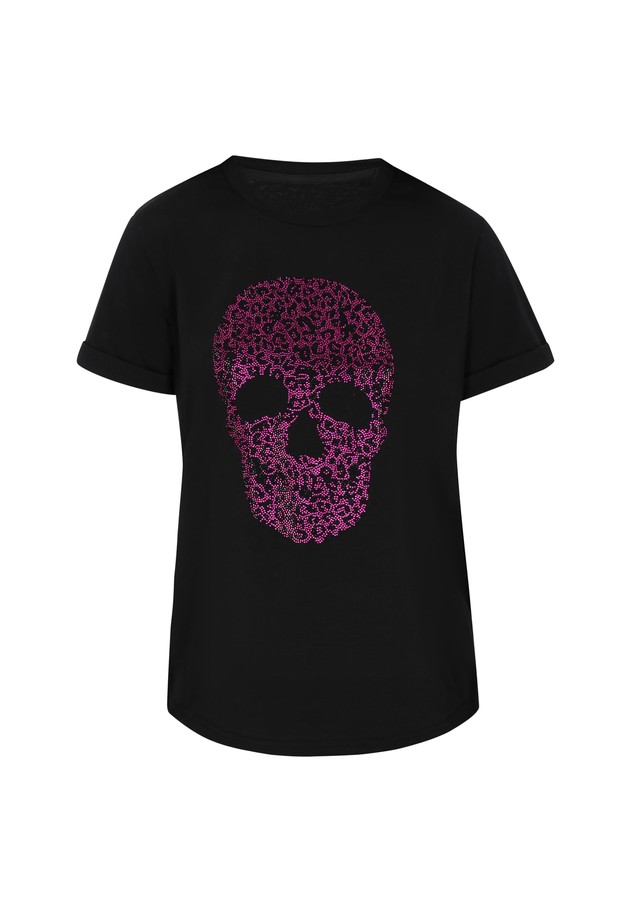 NALLY - Camisa 'Fashion Look' em preto: frente