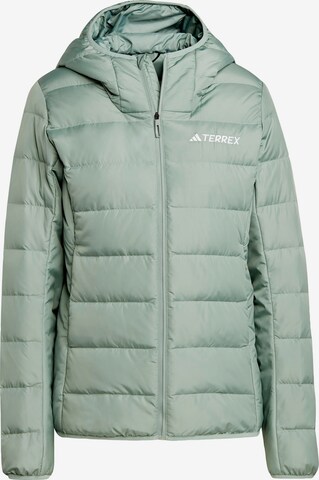 ADIDAS TERREX Outdoor Jacket in Green: front