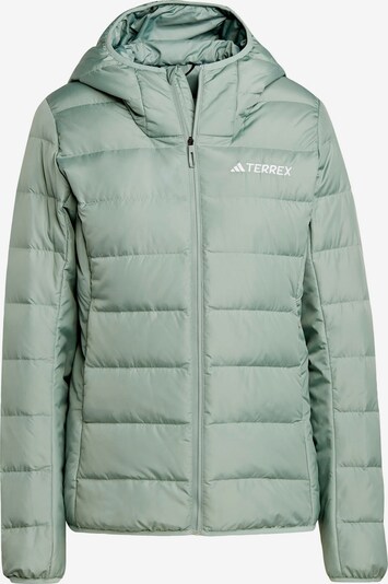 ADIDAS TERREX Outdoor jacket in Pastel green / White, Item view
