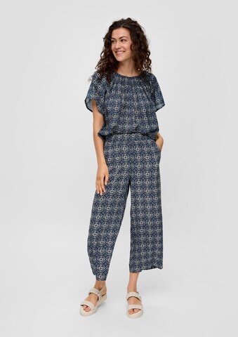 s.Oliver Wide leg Broek in Blauw