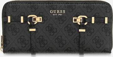 GUESS Wallet 'Leona' in Black: front