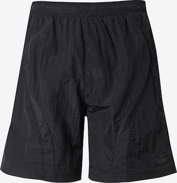 ADIDAS ORIGINALS - Regular Calças '2000' em preto: frente