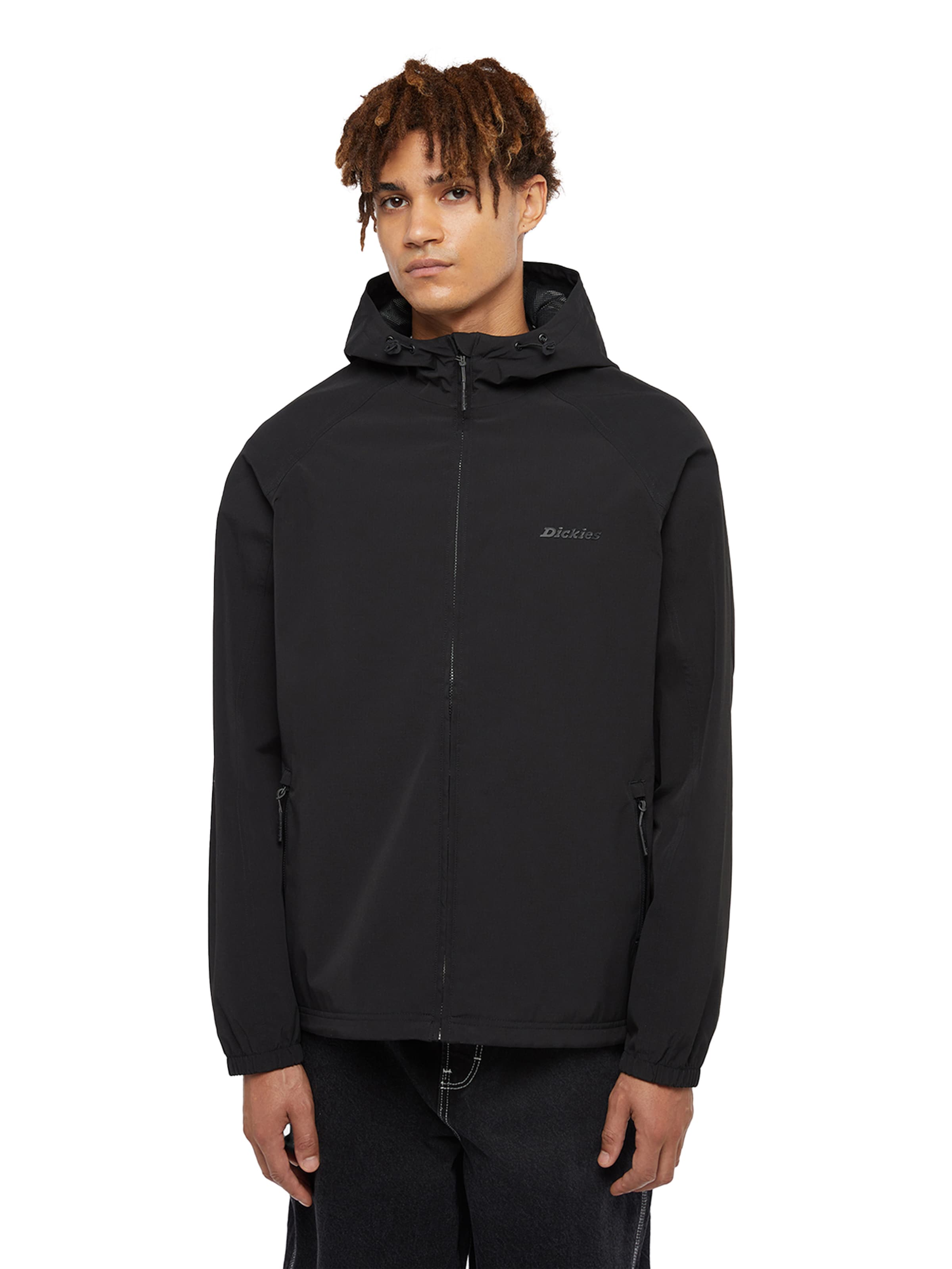 DICKIES Kevad-sügisjope 'RONAN', värv must: eest vaates