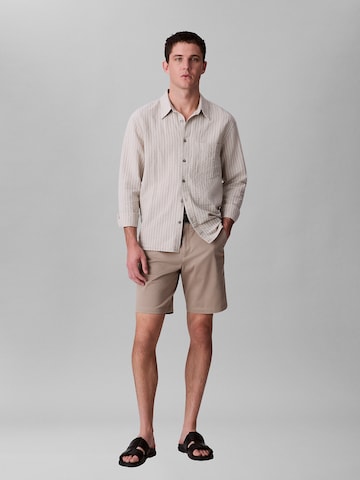 Calvin Klein Regular Broek in Beige