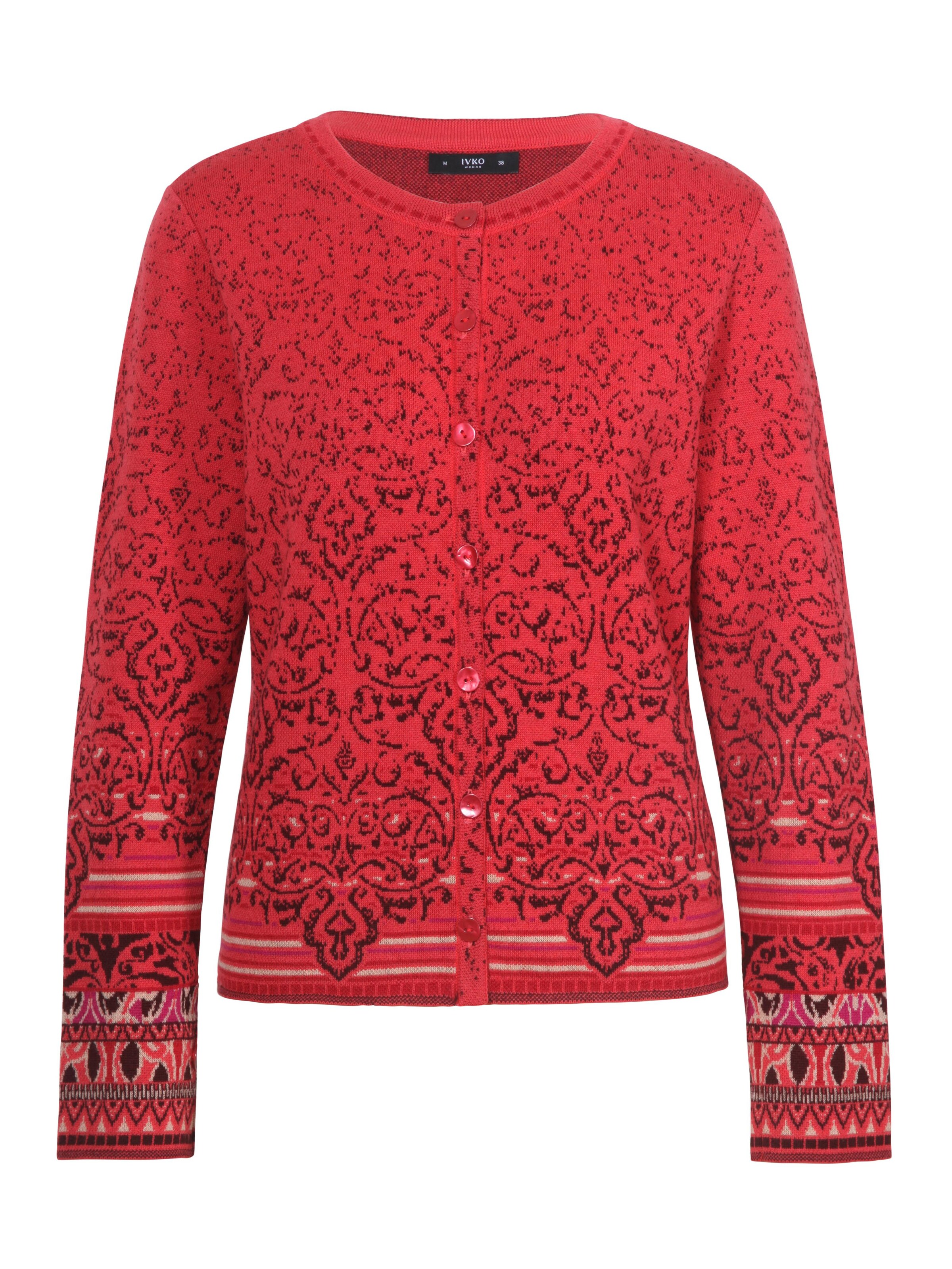 IVKO Strickjacke in Orange: Vorderseite