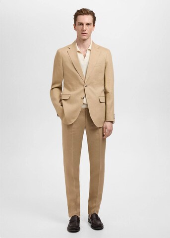 MANGO MAN Regular Fit Sakko 'Amalfi' in Beige