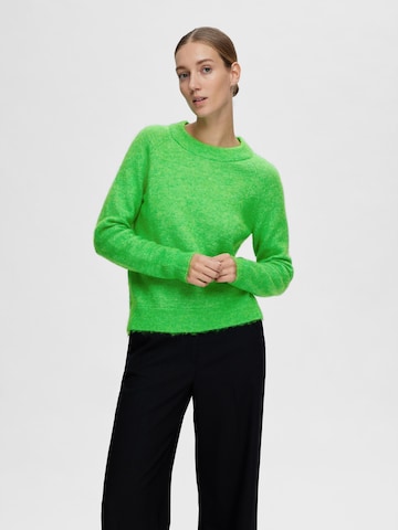 SELECTED FEMME Sweater 'Lulu' in Green: front