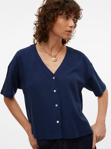 Chemisier 'VMJESMILO' VERO MODA en bleu
