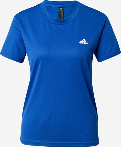 ADIDAS PERFORMANCE Sportshirt in blau / weiß, Produktansicht