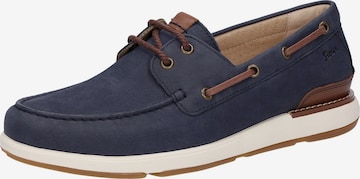 SIOUX Mocassins 'Nurilinos-701' in Blauw: voorkant