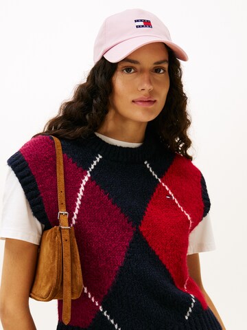 Tommy Jeans Кепка 'HERITAGE' в Ярко-розовый