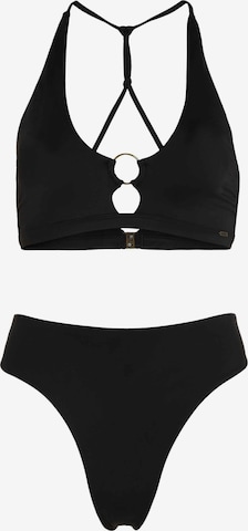 juoda O'NEILL Bikinis 'Lisala - New Love Wow': priekis
