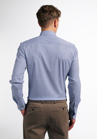 ETERNA Slim fit Button Up Shirt in Blue