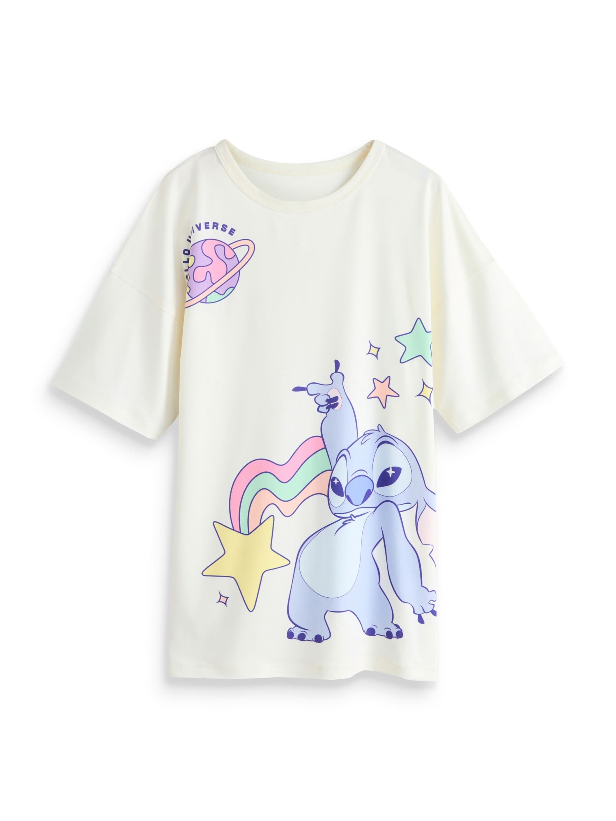 Chemise de nuit 'Lilo and Stitch' Next en beige