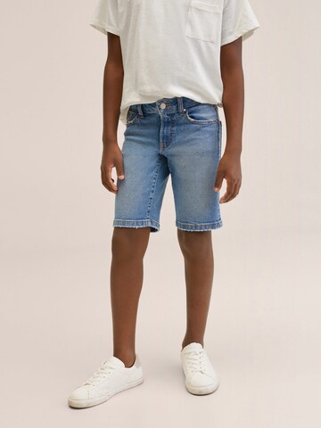 MANGO KIDS Slimfit Shorts 'John' in Blau