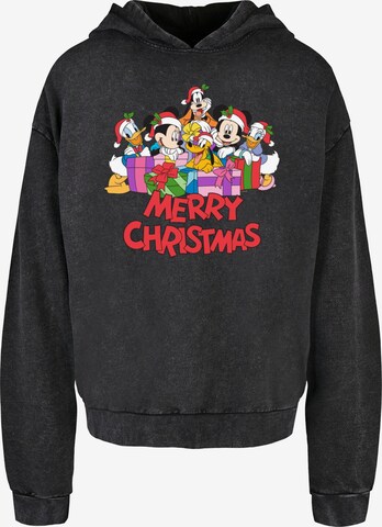 ABSOLUTE CULT Sweatshirt 'Mickey Mouse And Friends - Christmas' in Black: front