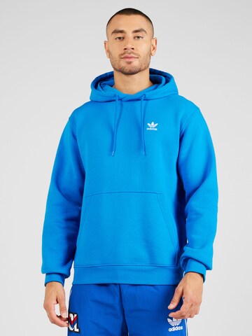 ADIDAS ORIGINALS - Sweatshirt 'Trefoil Essentials' em azul: frente