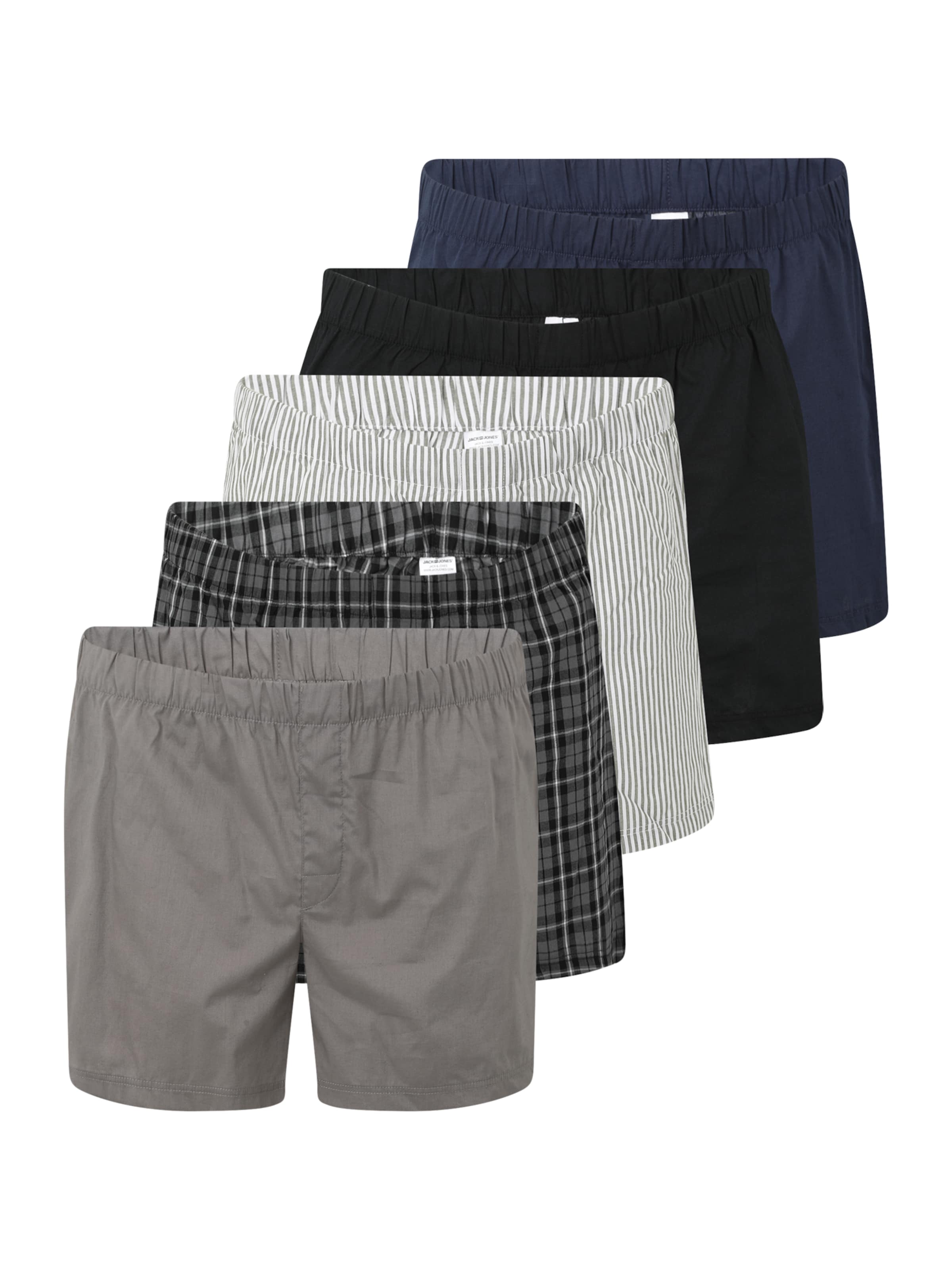 Jack & Jones Plus - Calzoncillo boxer 'JJMILANO' en azul: frente