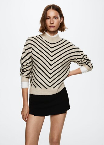 MANGO Pullover 'Diego' in Beige: Vorderseite