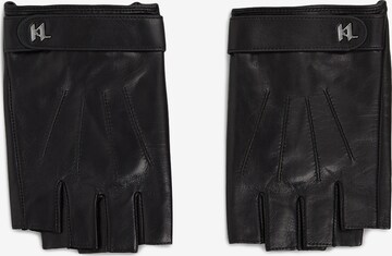 Karl LagerfeldRukavice bez prstiju - crna boja: prednji dio