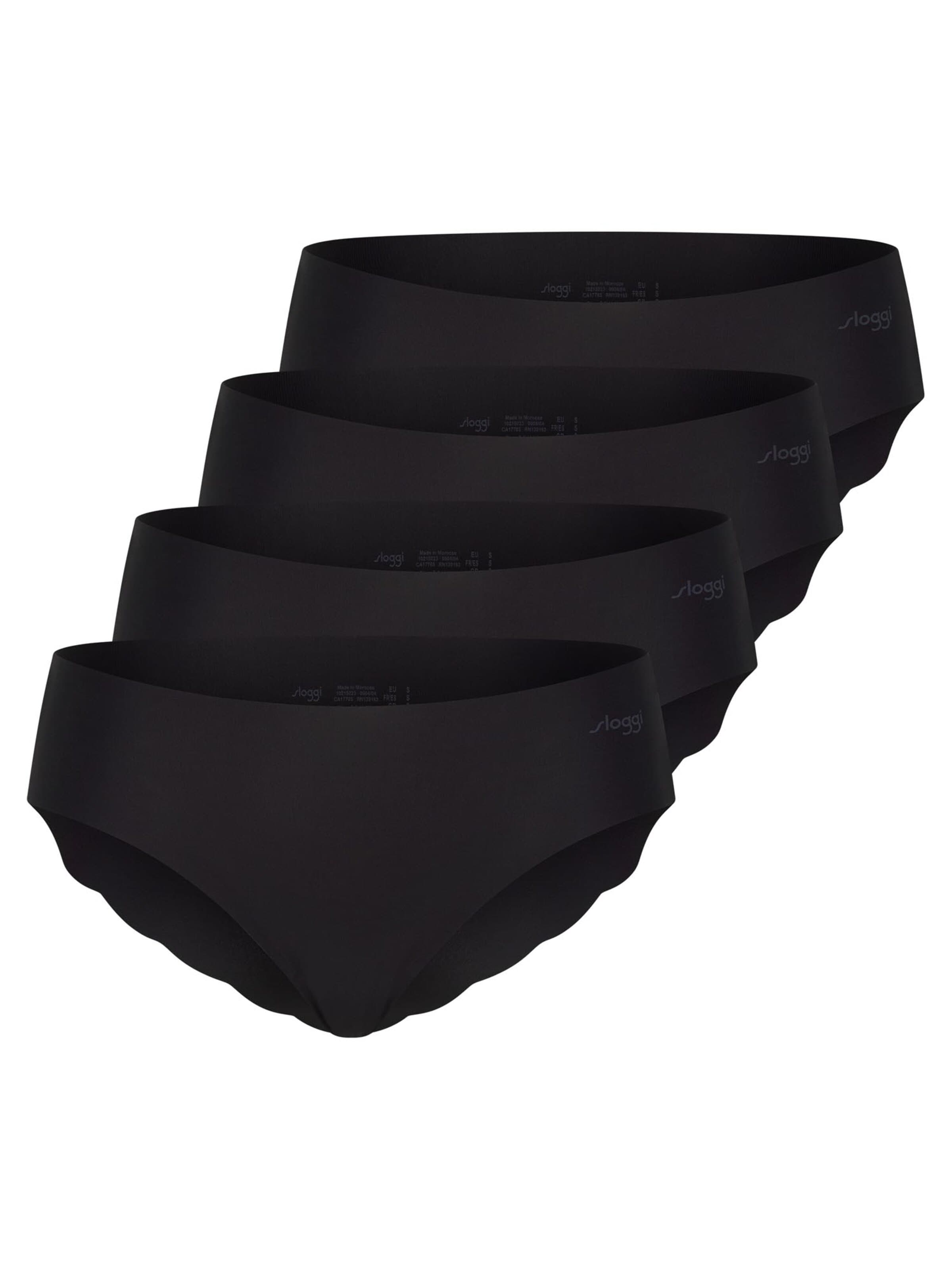 SLOGGI Panty 'ZERO Microfibre 2.0' in Black: front