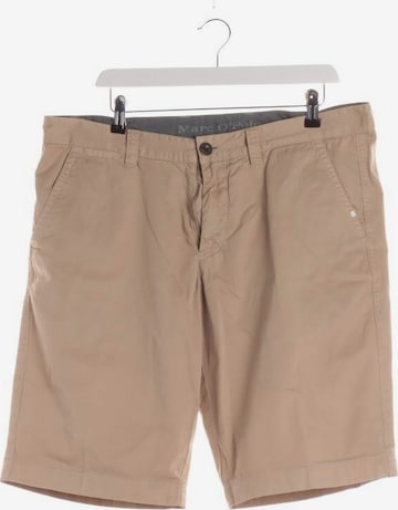Marc O'Polo Shorts in 35-36 in Brown: front