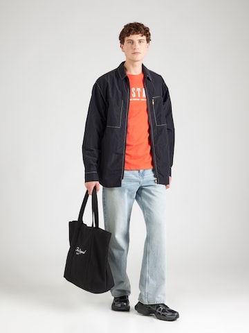 MUSTANG T-Shirt 'Austin' in Rot