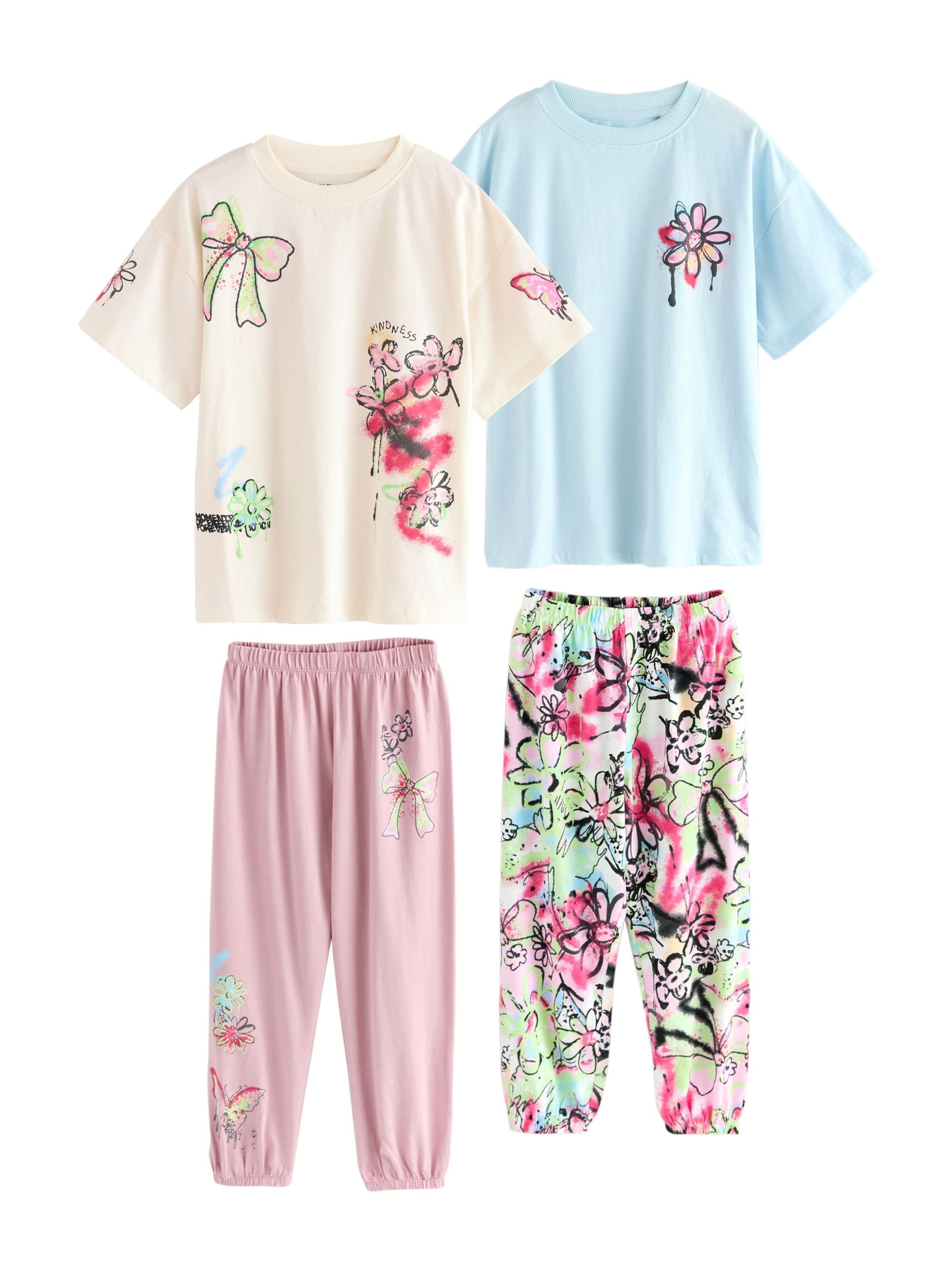 Pyjama Next en beige : devant