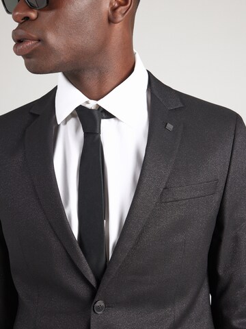 Karl Lagerfeld Slim Fit Sakko 'CLEVER' in Schwarz