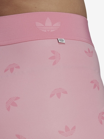 ADIDAS ORIGINALS Skinny Leggings ' High Waist Allover Print' in Pink
