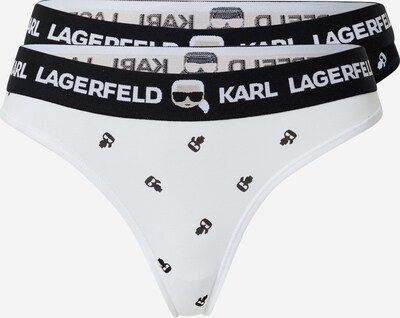 Karl Lagerfeld String i beige / svart / vit, Produktvy