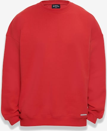 Dropsize Sweatshirt in Rot: predná strana