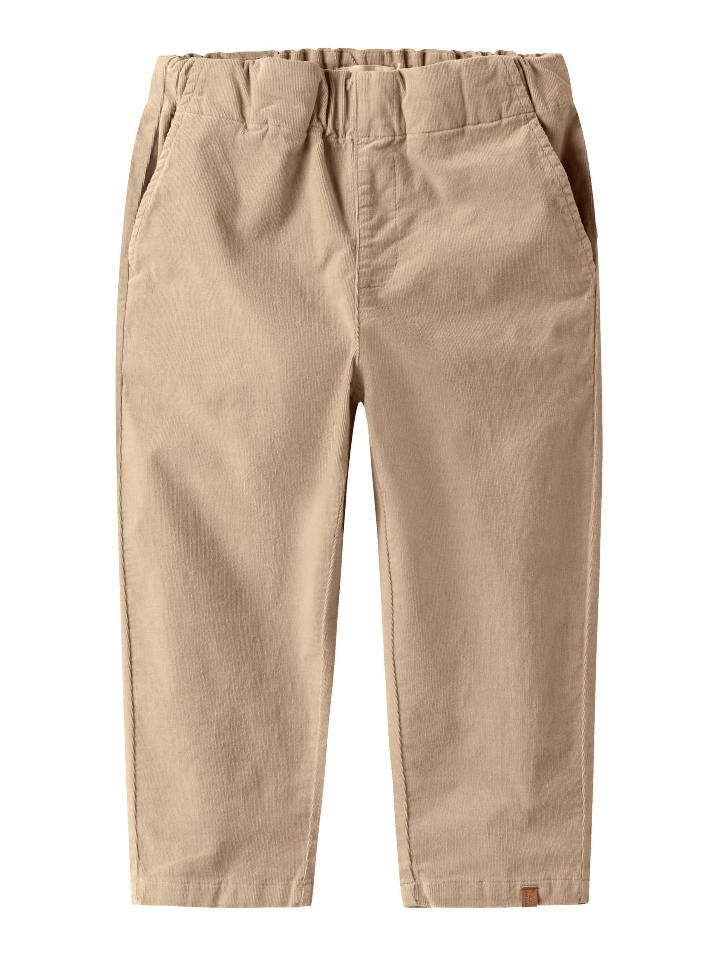 Lil'Atelier - Loosefit Pantalón en beige: frente