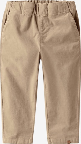 Lil'Atelier Loosefit Broek in Beige: voorkant