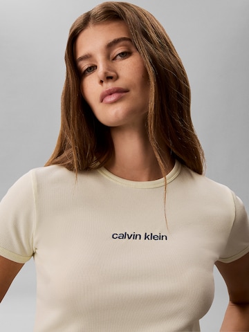 Calvin Klein Jeans Shirt in Geel