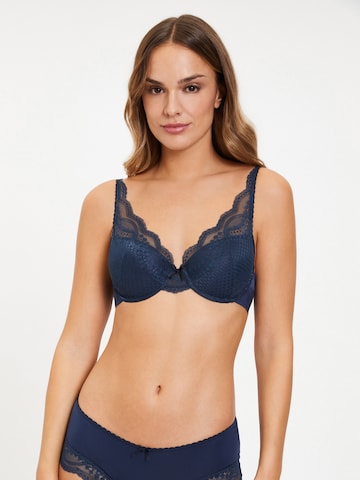 s.Oliver T-shirt Bra in Blue: front