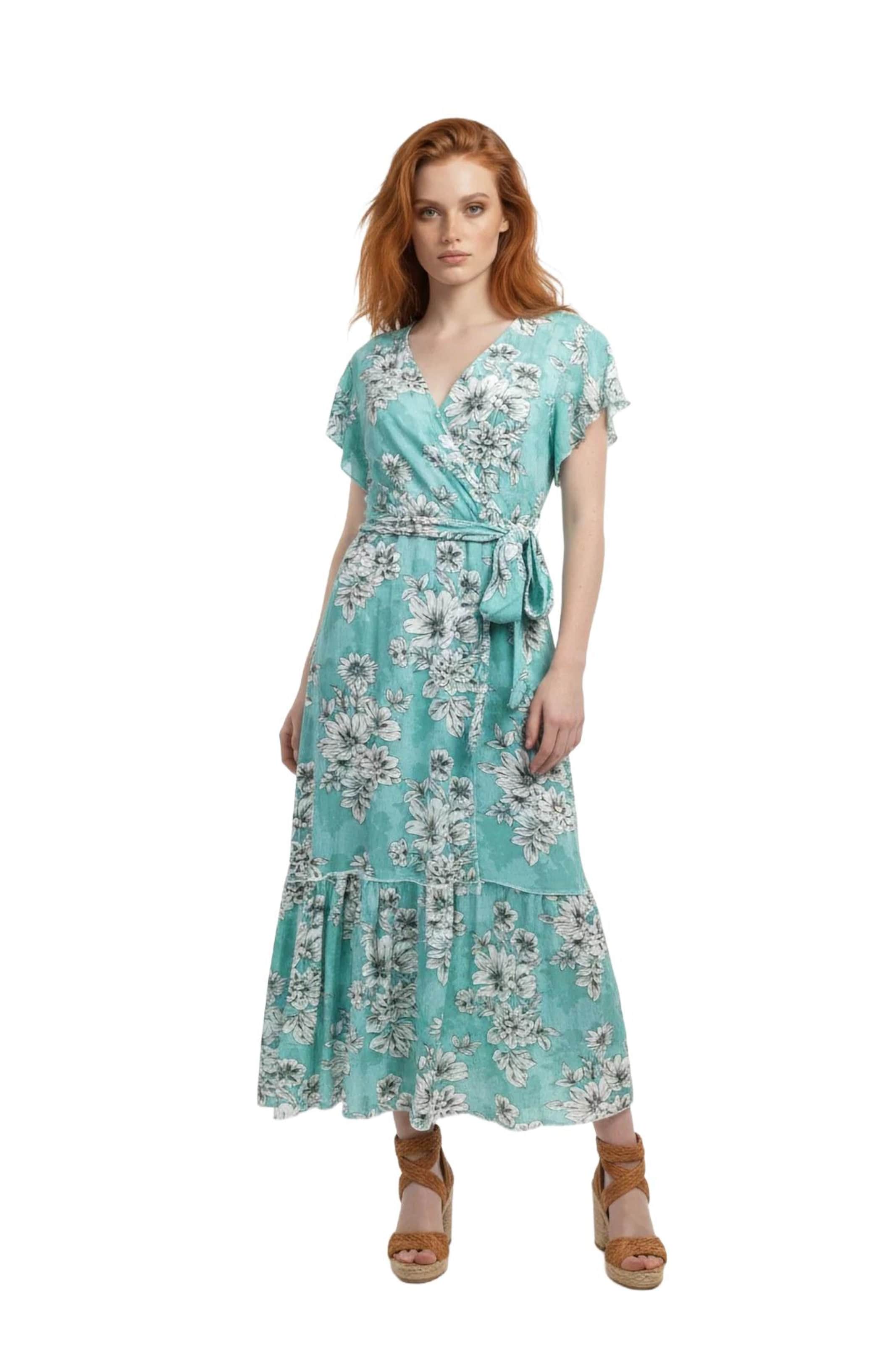 Robe d’été No Matter What en bleu : devant