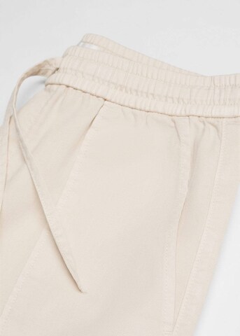 MANGO Loosefit Hose 'Suki' in Weiß