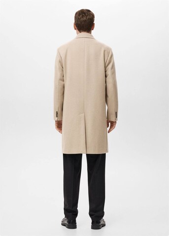 MANGO MAN Between-Seasons Coat 'Landon' in Beige
