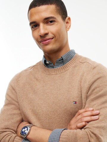 TOMMY HILFIGER Pullover in Braun