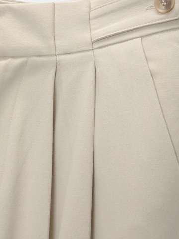 Pull&Bear Široký strih Plisované nohavice - Sivá