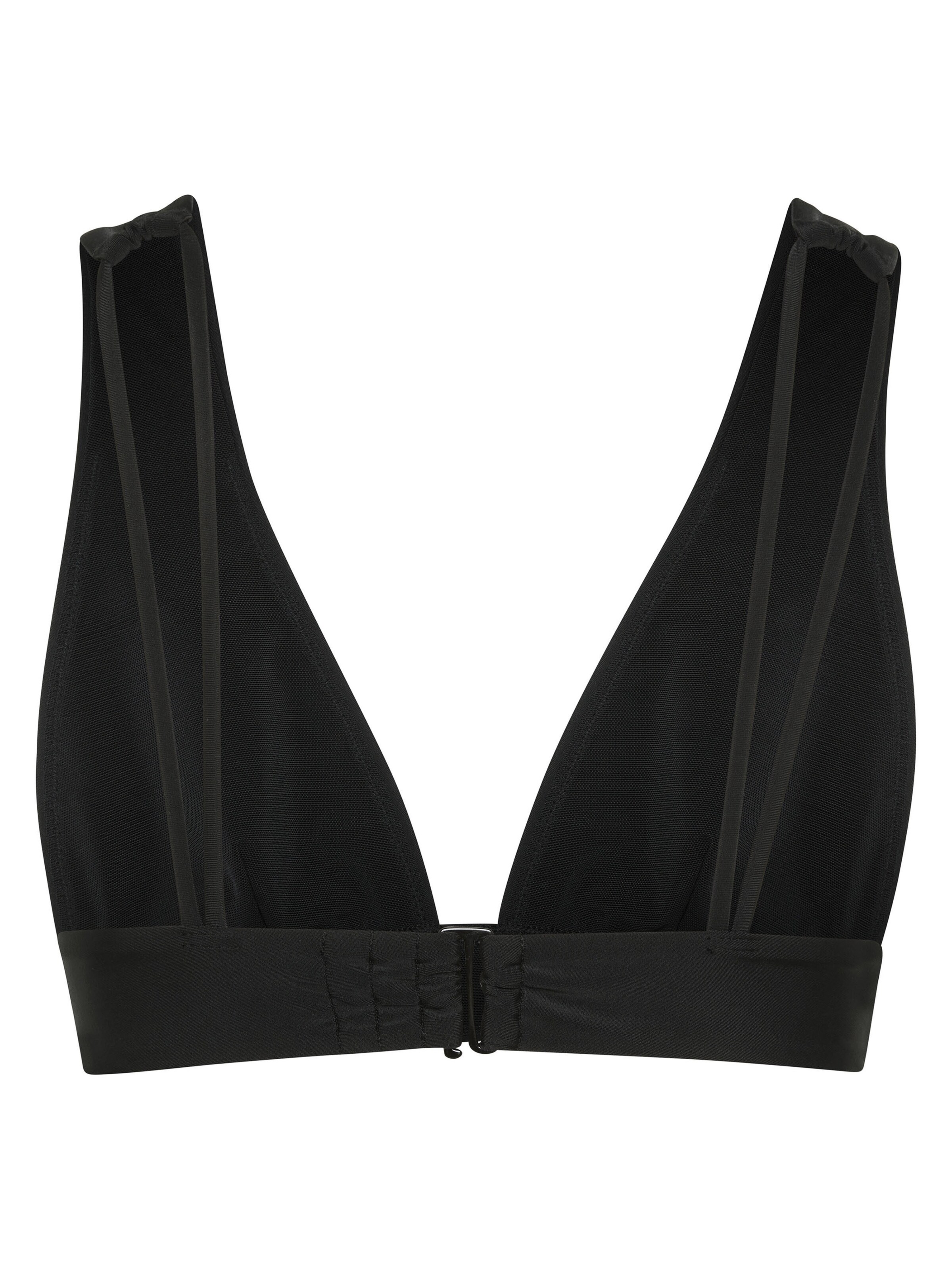 CHIEMSEE Triangle Bikini Top in Black