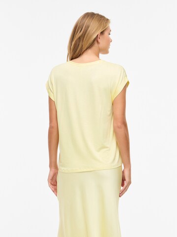 Tricou 'VIELLETTE' de la VILA pe galben