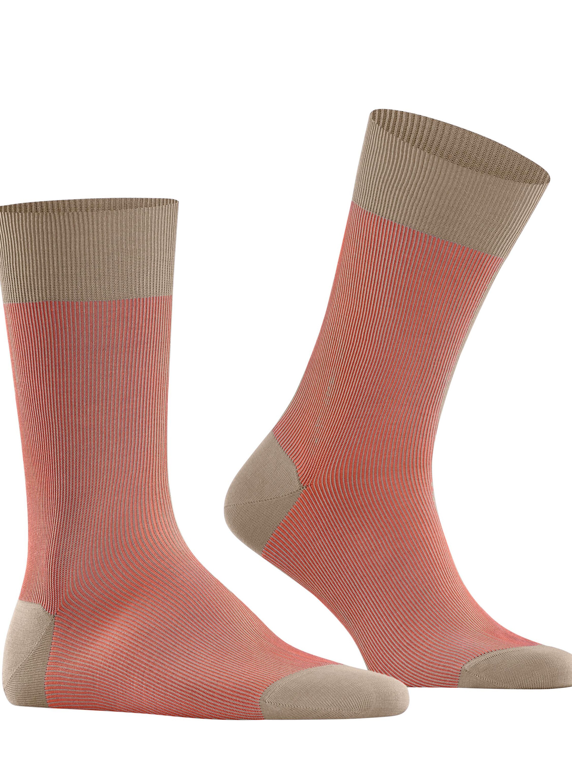 FALKE Socks 'Fine Shadow' in Beige