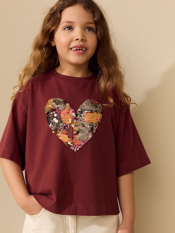 T-Shirt Next en marron : devant
