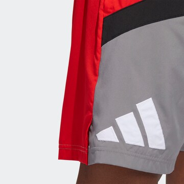 ADIDAS PERFORMANCE Regularen Športne hlače 'Galaxy' | rdeča barva