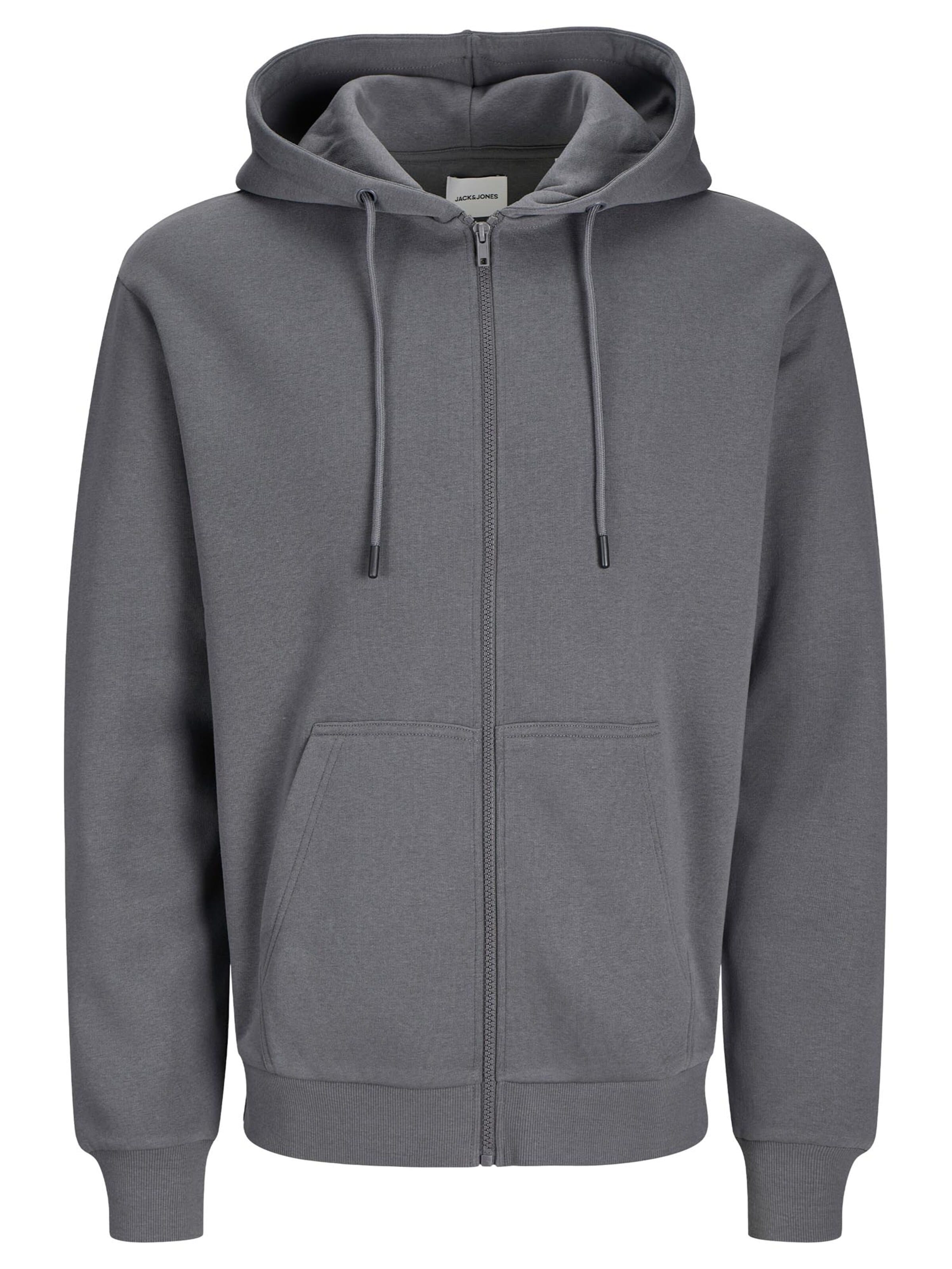 szürke JACK & JONES Tréning dzseki 'Bradley' - M, Termék nézet