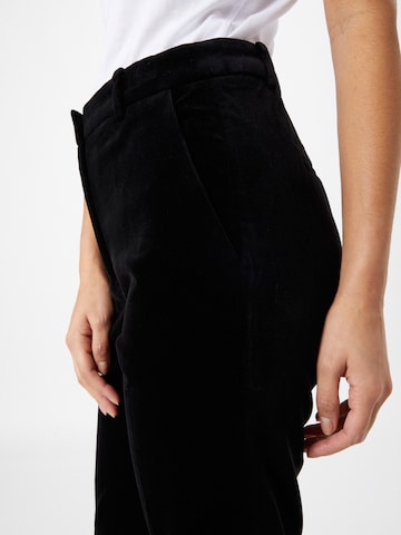 SECOND FEMALE جينز واسع من الأسفل سراويل 'Vega' بلون أسود